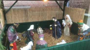 Kerststal H. Antonius Abt Overasselt buiten